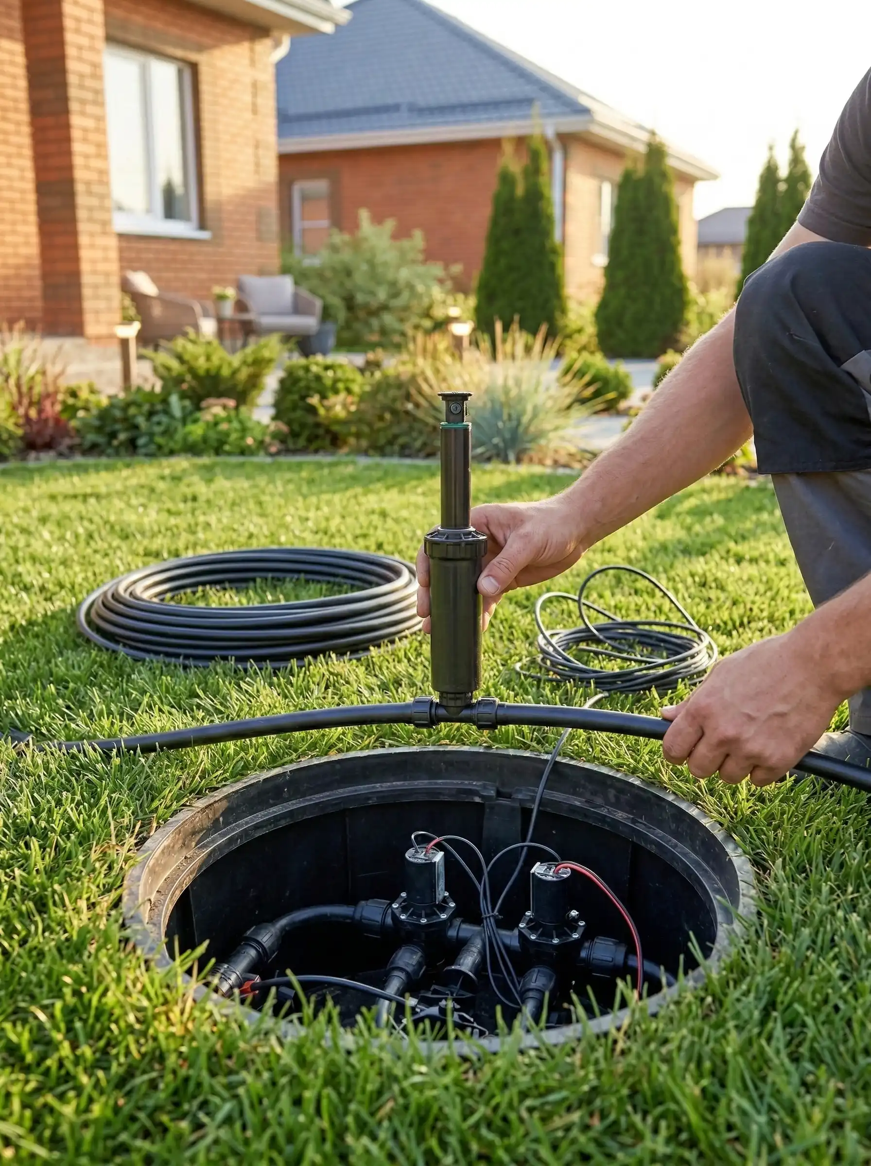 Схема укладки дренажной трубы в геотекстиле со щебнем