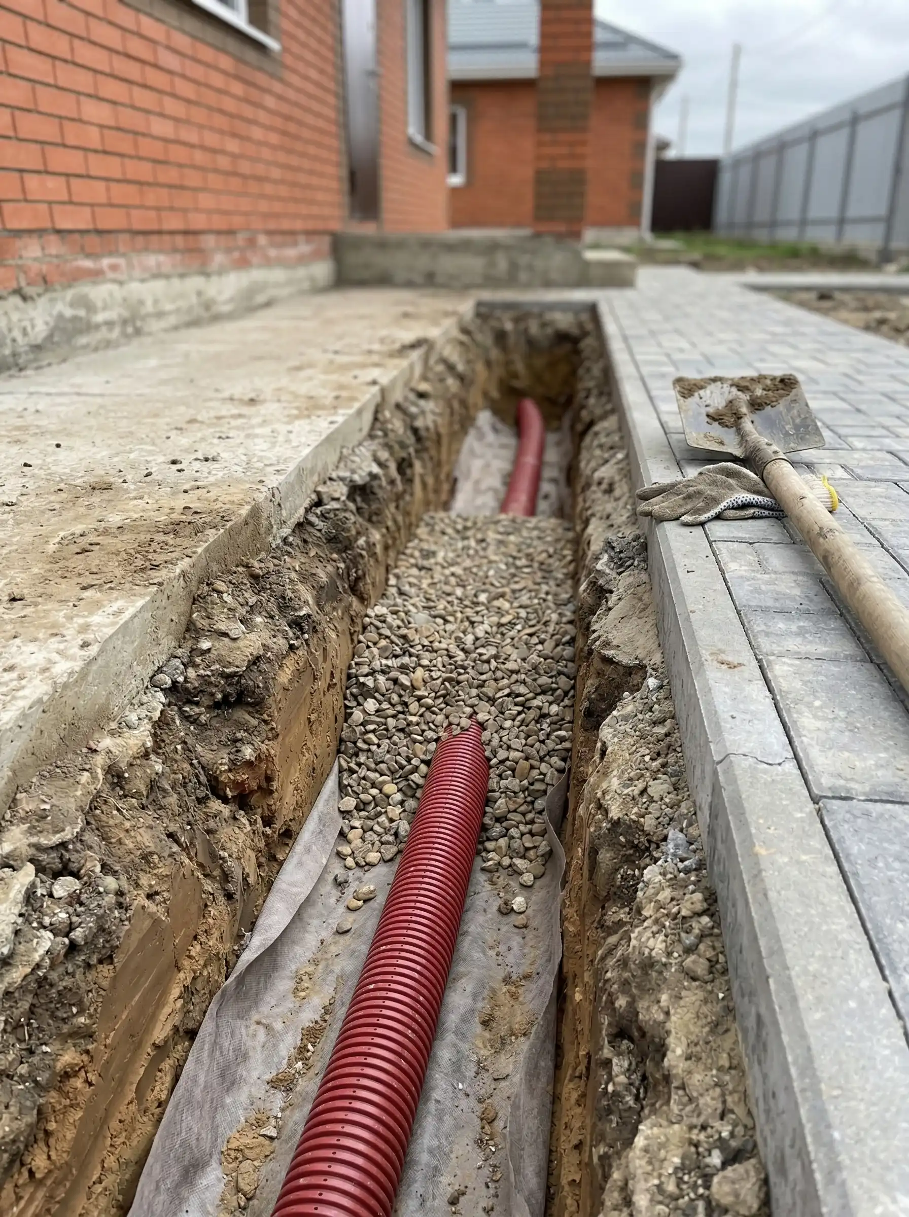 План-схема расстановки спринклеров автополива и зон освещения