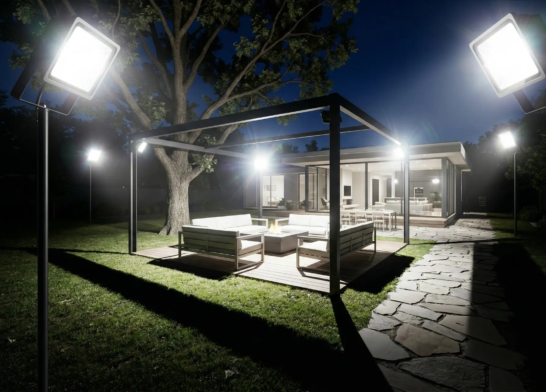 Световой дизайн участка: 5 главных ошибок при проектировании | Green Garden - иллюстрация