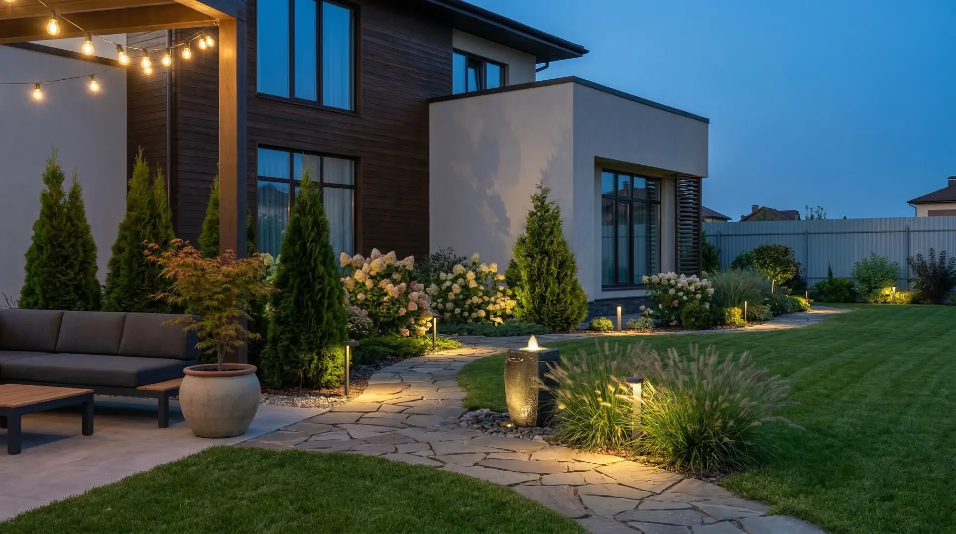 Фон ландшафтного дизайна 2