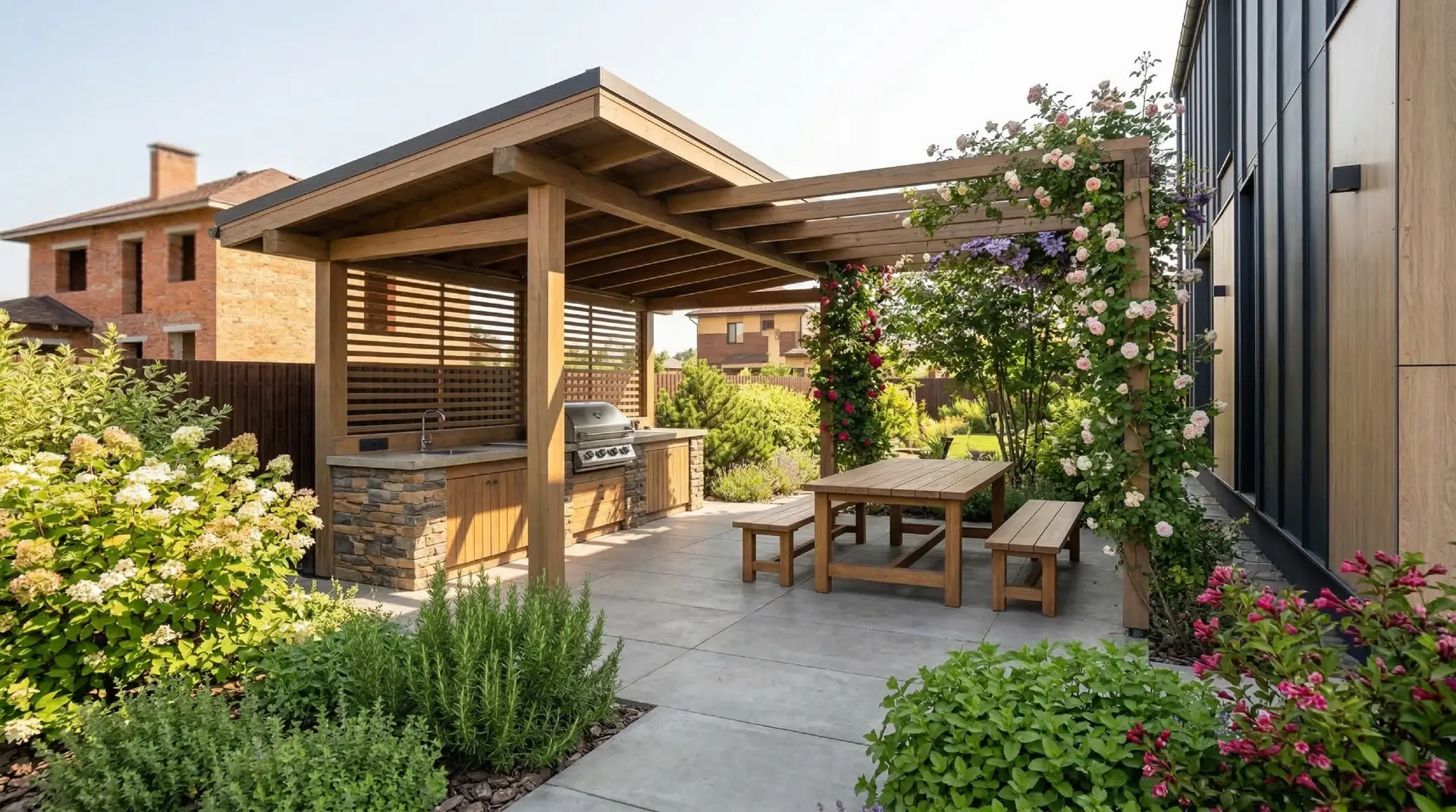 Фон ландшафтного дизайна 3